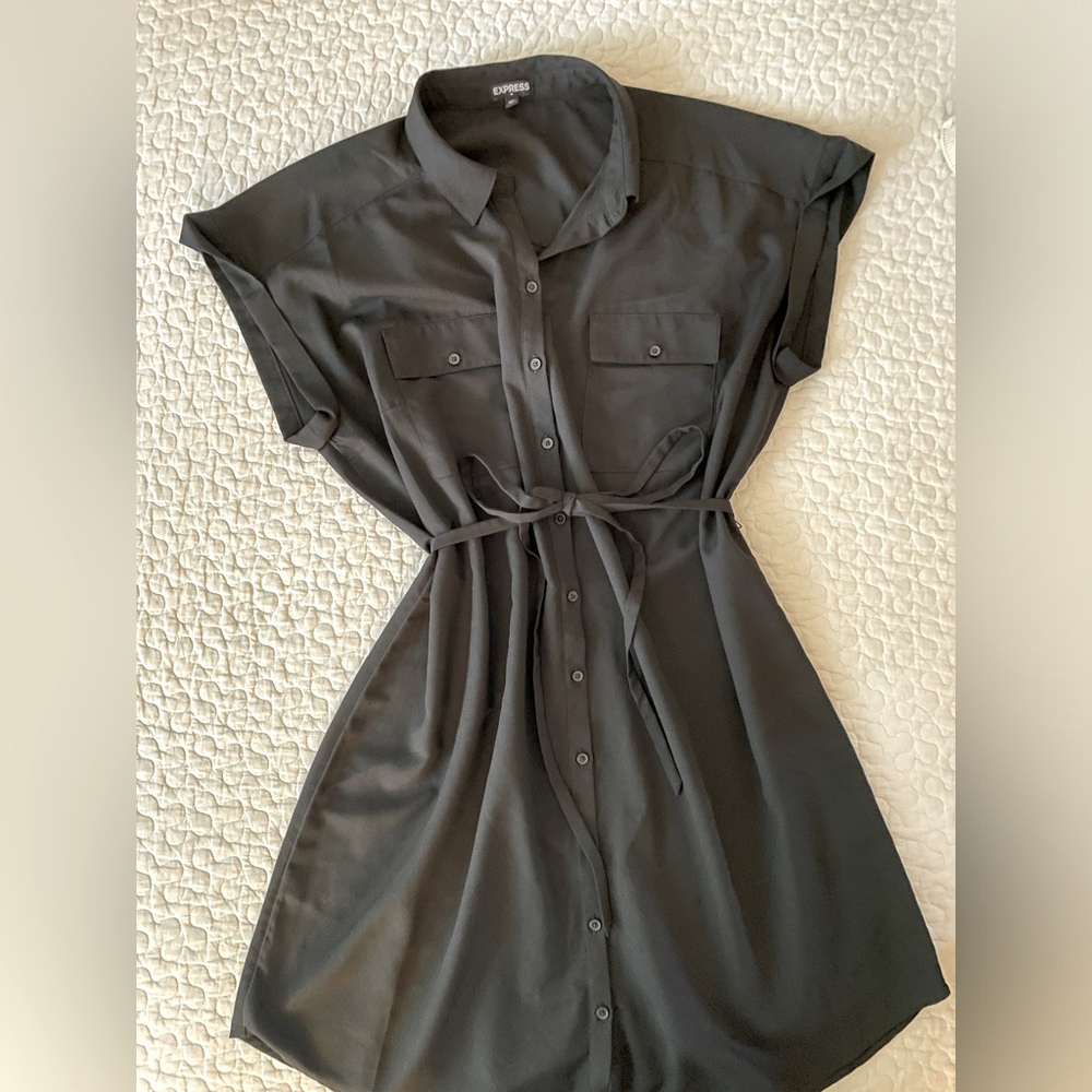 GUC button down Express dress